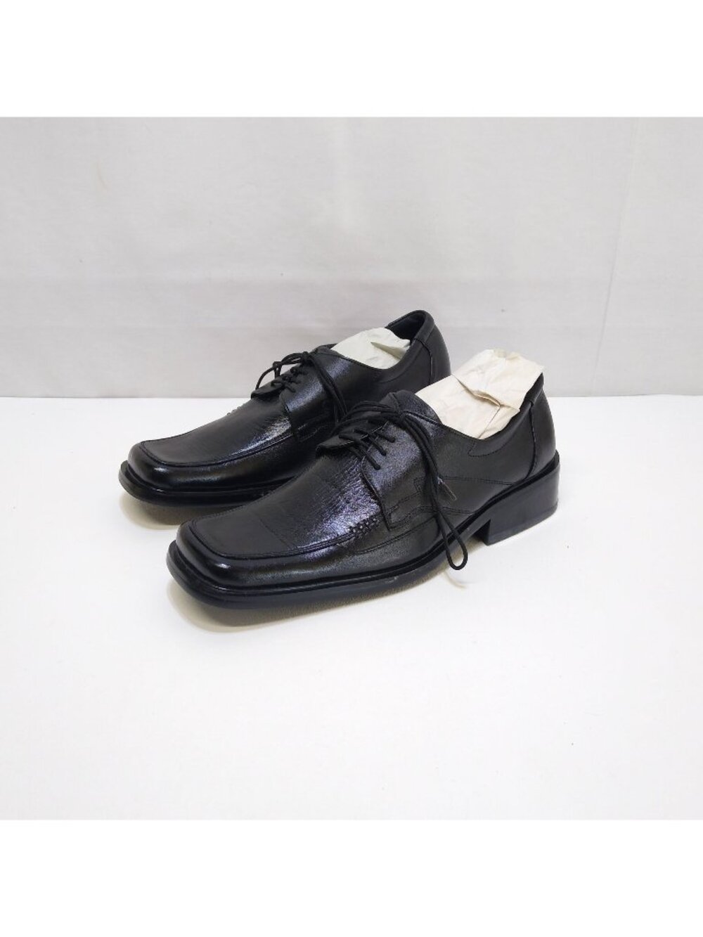 HOANG-DZA 75 NBO-GIA-TO-DN Leather Dress Shoes Square Toe Men's Size US 8 NWOT
